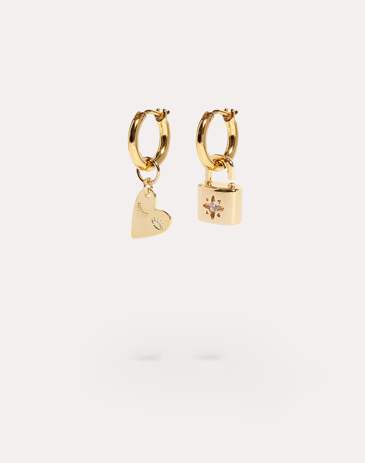 Winky & Harry on Mili Gold Hoops